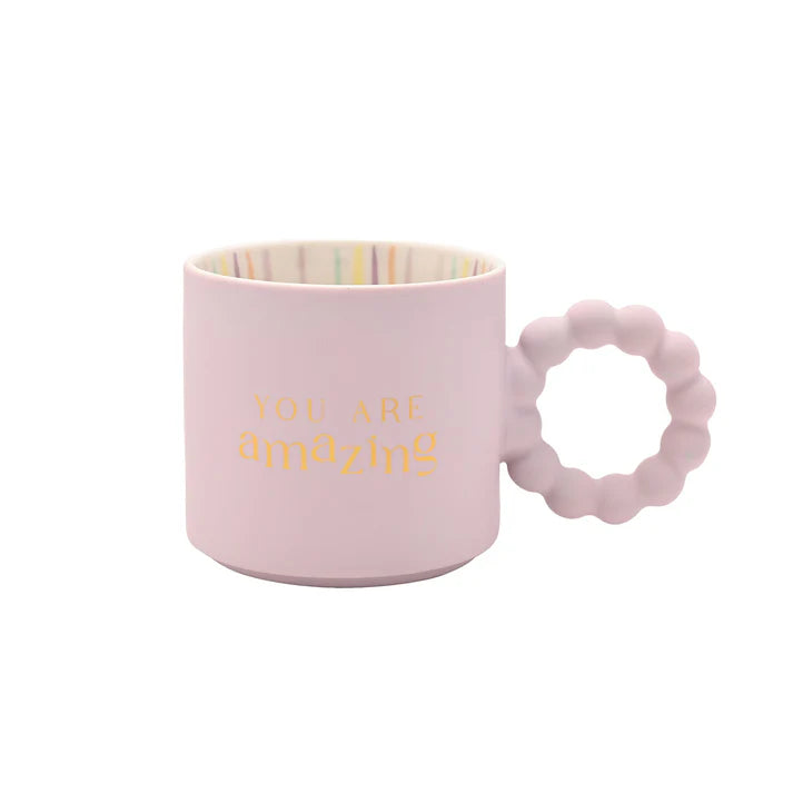 You Are Amazing Pink Confetti Mug