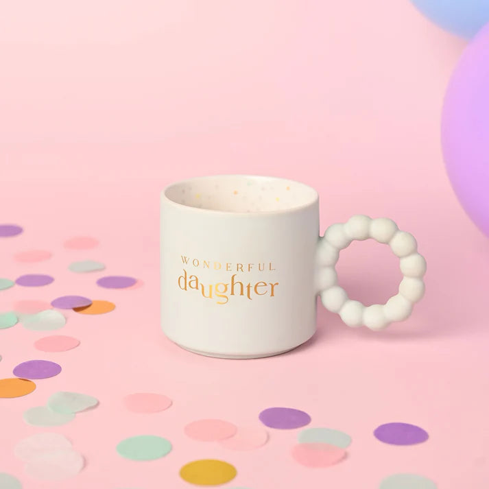 Wonderful Daughter Confetti Mug