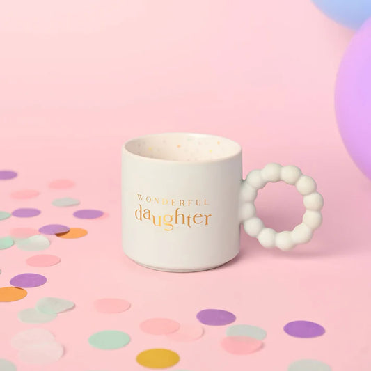 Wonderful Daughter Confetti Mug