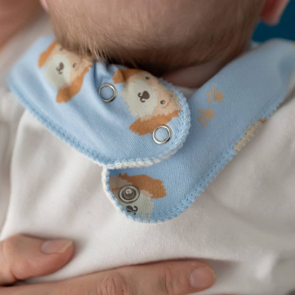Cockapoo puppy print bib - Dog - Bib - Baby Gift
