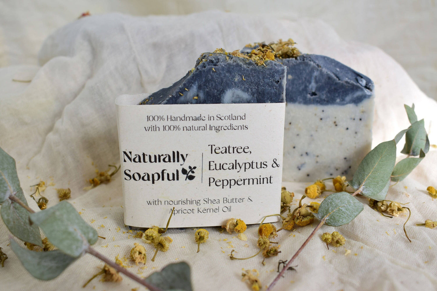 Naturally Soapful Teatree, Eucalyptus & Peppermint Handmade Soap