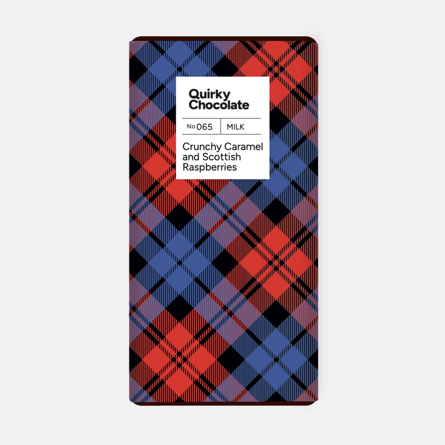 Tartan Crunchy Caramel and Raspberry, 100g