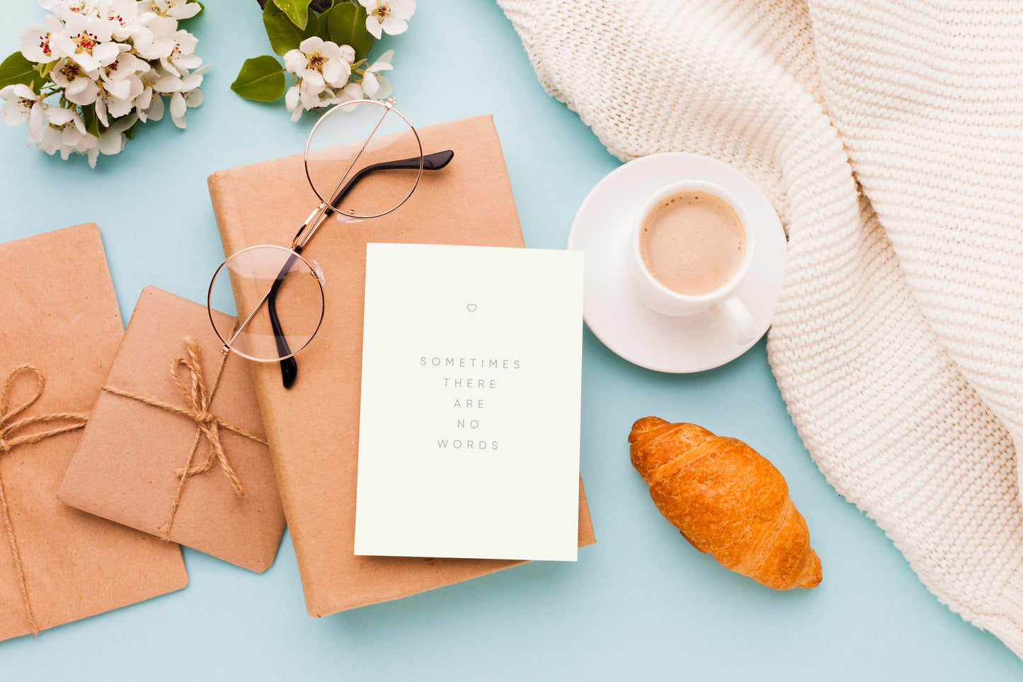 'Sometimes There Are No Words' Sympathy Card