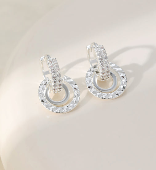 Silver Plated Hoop Earrings