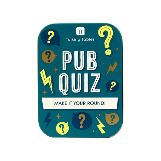 Pub Quiz Tin Game | General Knowledge Trivia | Portable |