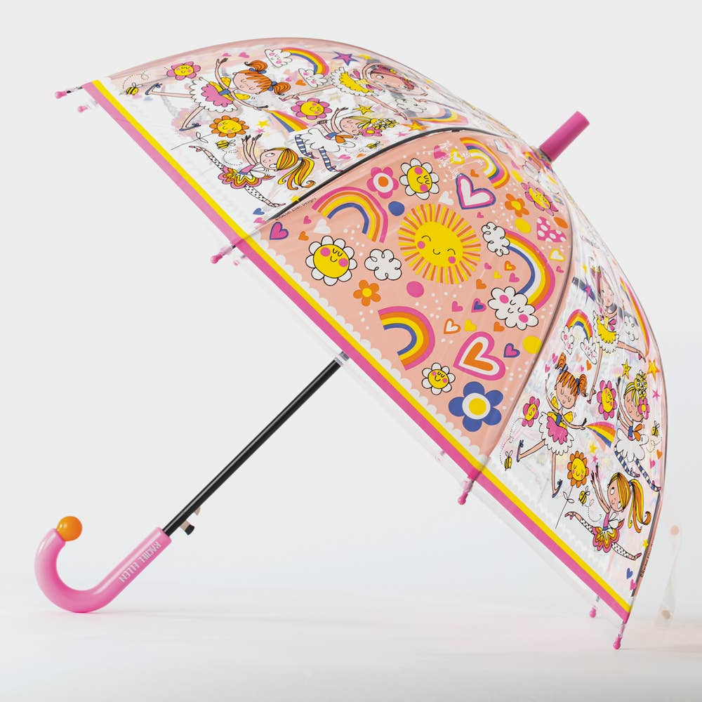 Fairy Ballerina & Rainbow Children's Umbrella – Cute & Colourful Kids' Brolly