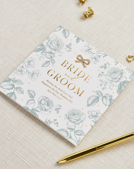 Bride And Groom, Love On Your Wedding Day, Greetings Card