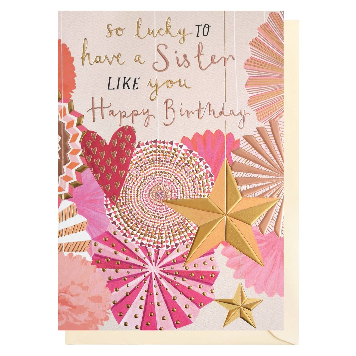 Sister Happy Birthday Card | Female Birthday Card