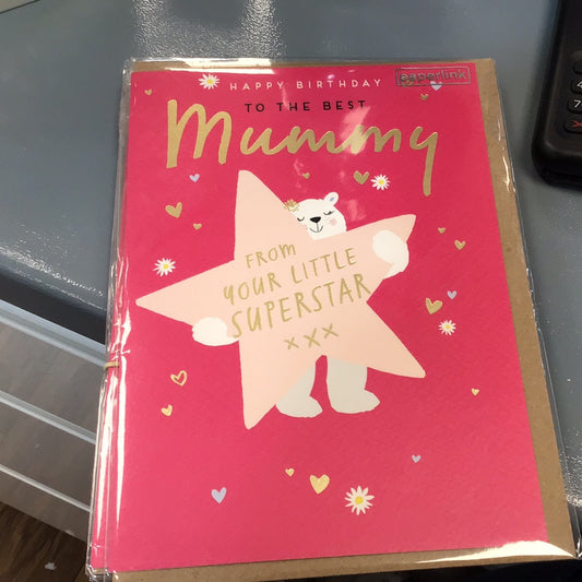 Mummy birthday card - paperlink