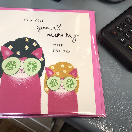 Mummy birthday card - Margo loves