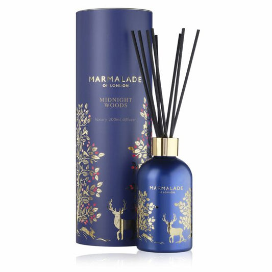 Marmalade of London Midnight Woods 200ml Christmas Reed Diffuser