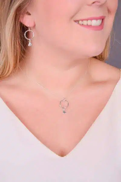 By Rebecca Sterling Silver My Wee Heart Necklace