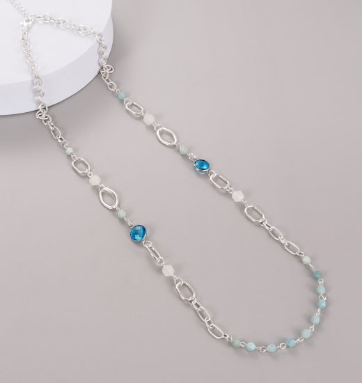 Silver Plated Long Necklace