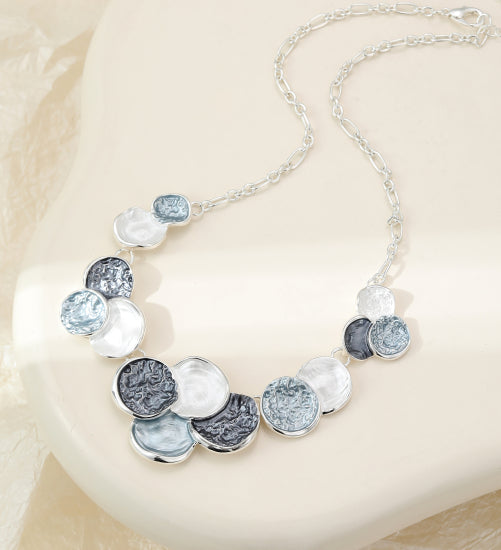 Blue Collar Statement Necklace