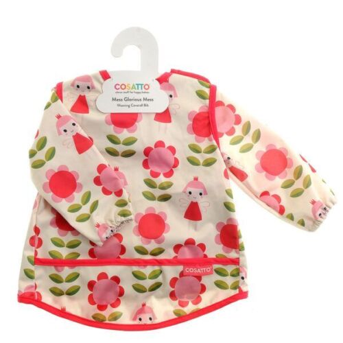 Cosatto Coverall Feeding Bib: Waterproof, Stain-Resistant Baby Bib with Full Coverage and Adjustable Closure