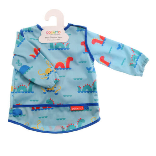 Cosatto Coverall Feeding Bib: Waterproof, Stain-Resistant Baby Bib with Full Coverage and Adjustable Closure