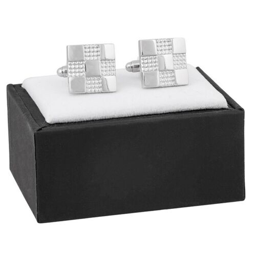 Square Checked Cufflinks