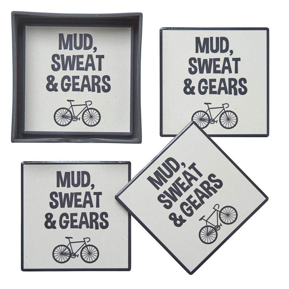 Ceramic Coaster Mud Sweat And Gears