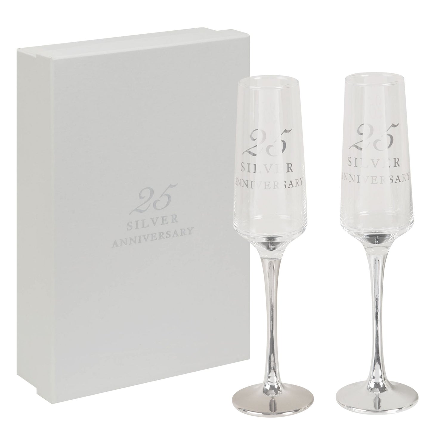 Amore Flutes Set of 2 - 25th Anniversary