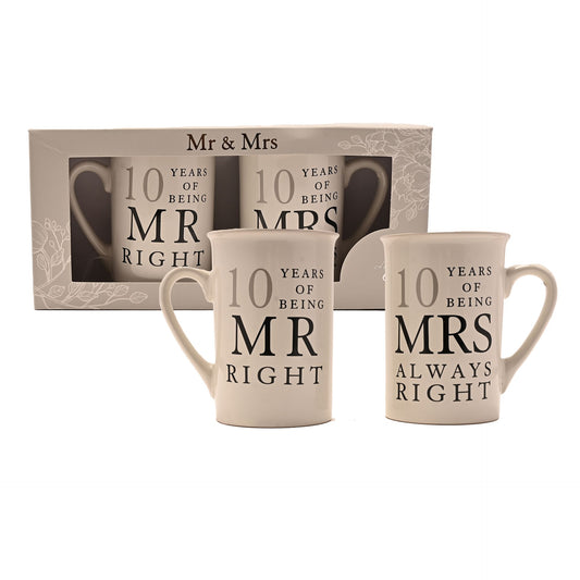 Amore Gift Set - 10 Years of Mr Right/Mrs Always Right