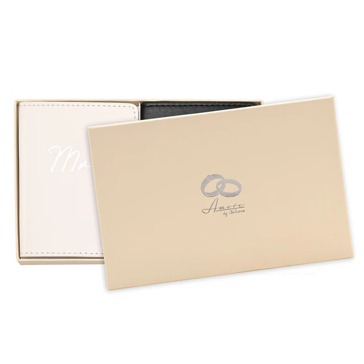 Mr & Mrs Passport Holder Set