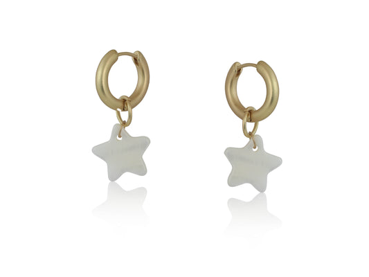 Monique Star Huggie Earrings